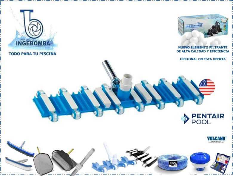 CABEZAL ASPIRACION LIMPIA FONDO 16 RUEDAS (PENTAIR USA) LIMPIAFONDO CARRO 16 RUEDAS (PENTAIR USA – PROVAC 220) - Imagen 1