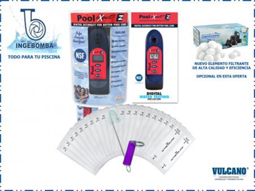 FOTOMETRO BLISTER TESTER DE MEDICION PH, CL DEL AGUA DE PISCINA FOTÓMETRO TESTER POOL EXACT® Z – MEDICIÓN DE pH Y CLORO - Imagen 1