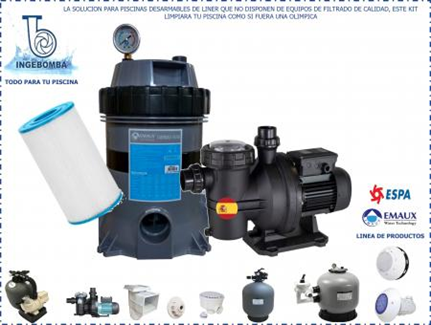 KIT EMAUX & ESPA DE FILTRADO 5,5 M³/H   (ING0001)