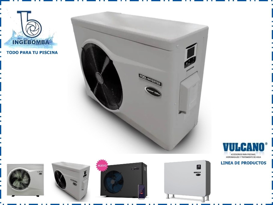 VULCANO BOMBA DE CALOR POOL INVERTER 30 ECO (550107) VULCANO BOMBA DE CALOR POOL INVERTER 30/ECO (550107) - Imagen 1