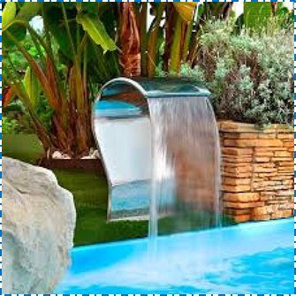 VULCANO CASCADA ARRECIFE 47 LAMINAR EN ACERO INOXIDABLE (104270)