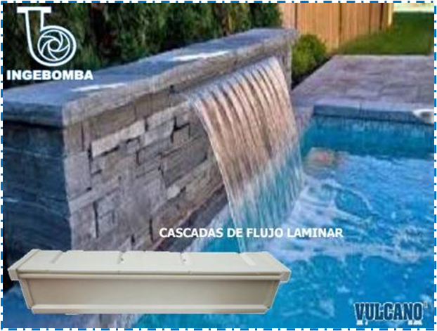 VULCANO CASCADA VELO DE FLUJO LAMINAR DE 1,2 M. (104157) CASCADA VELO DE FLUJO LAMINAR DE 1,2 M. (104157) - Imagen 1
